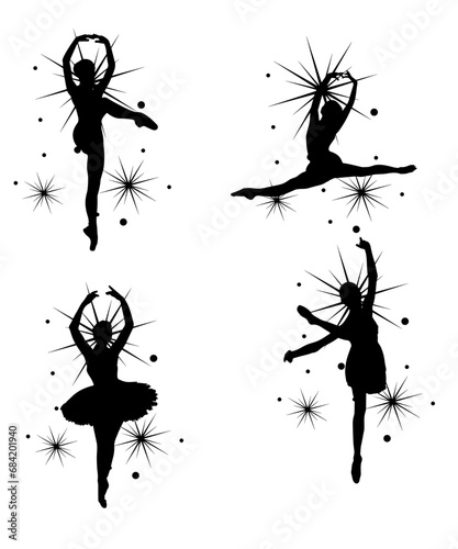 Ballerina dancer vector 