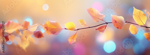 Mesmerizing Display of Autumn Leaves  A Vivid Splash of Colors in Nature s Canvas Generative AI