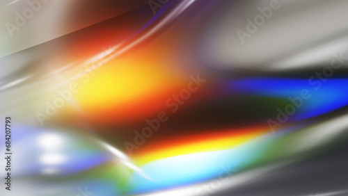 Abstract colorful light background with smooth curvy lines in 3d rendering for posters, banners and covers concept