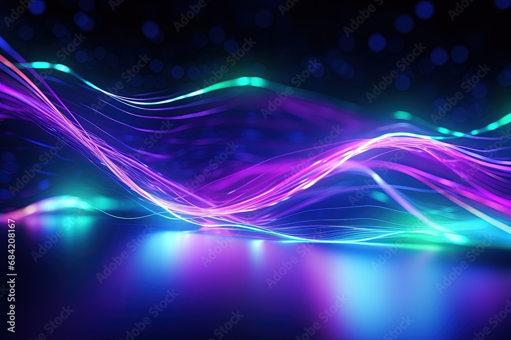 abstract futuristic background with pink blue glowing neon moving high speed wave lines and bokeh lights. Data transfer concept Fantastic wallpaper abstract futuristic background with pink blue glowing neon moving high speed wave lines and bokeh lights. Data transfer concept Fantastic wallpaper