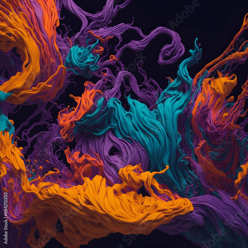 abstract colorful background making music express as color. Background or graphic resource.