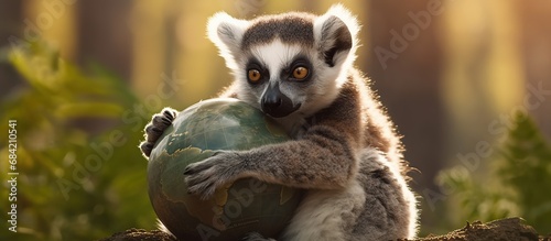 Lemur. Madagascar