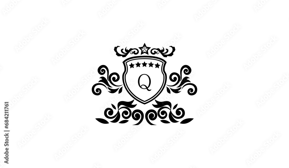 Luxury Anniversary Card Logo Q Luxury Anniversary Card Logo Q