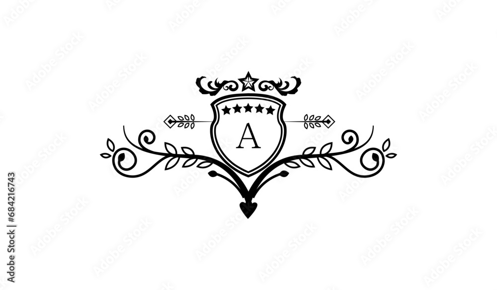 Luxury Leaves Logo A Luxury Leaves Logo A