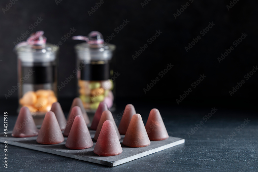 Cuberdons a flemish candy. Cuberdons a flemish candy.
