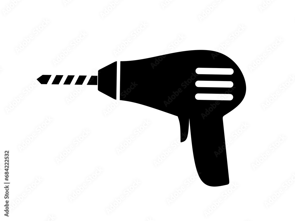 Obraz premium drilling machine vector with trendy design