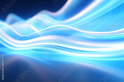 abstract futuristic background with pink blue glowing neon moving high speed wave lines and bokeh lights. Data transfer concept Fantastic wallpaper