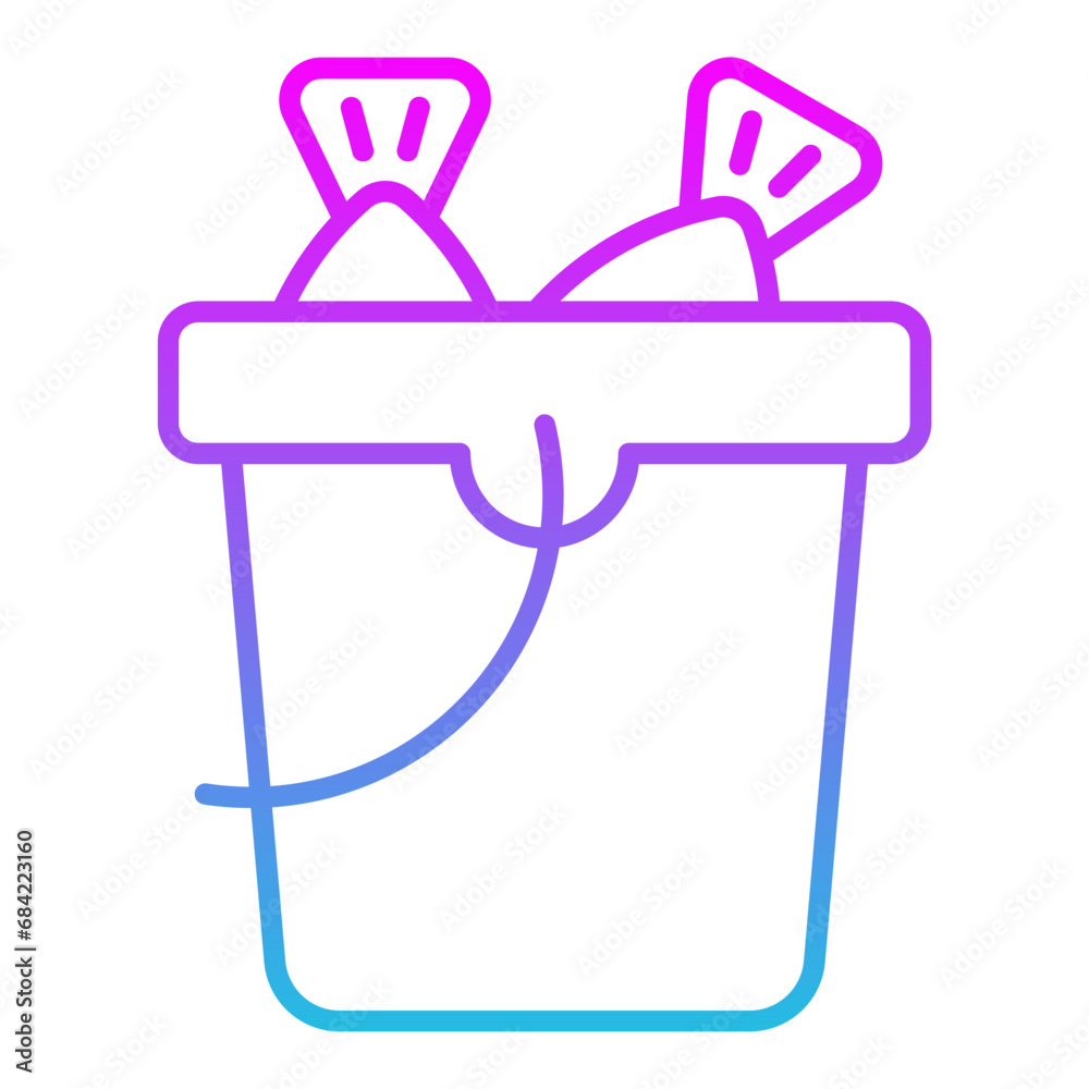 Fish Bucket Icon