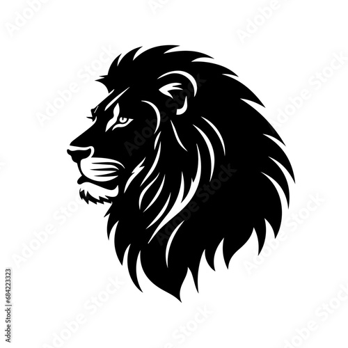 Black Lion silhouette vector