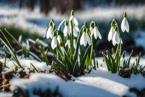 spring in the snow © Muhammad