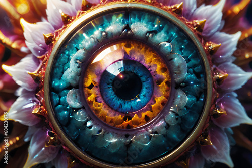 Mystical fantasy eye - A concept for mystery and intelligence