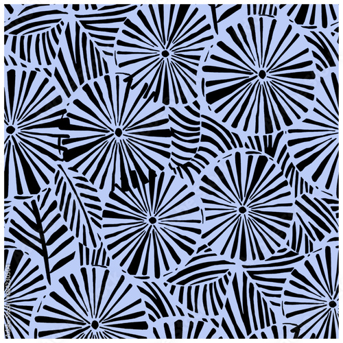 abstract floral pattern design for textile prints graphic art work .