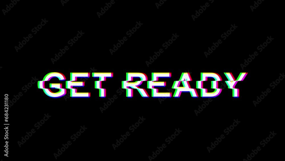 Retro videogame PRESS START text computer HUD holographic glitch interference noise screen animation seamless loop New quality universal vintage motion dynamic animated background colorful video 4K.