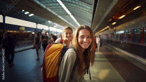 young adult women, caucasia...