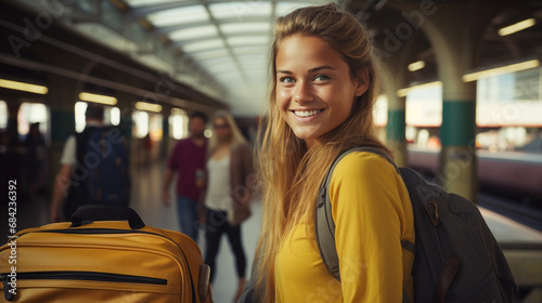 young adult woman, caucasia...