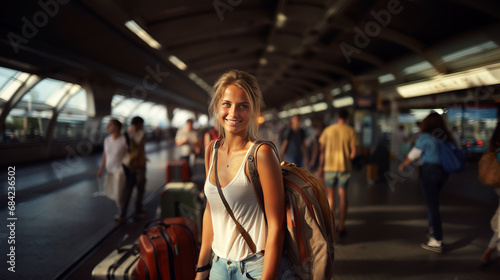 young adult woman, caucasia...