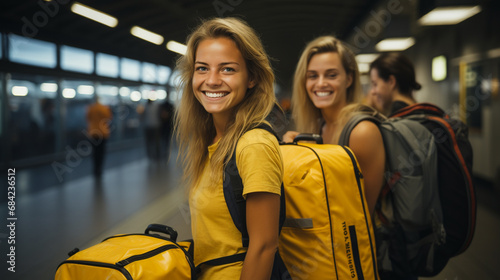 young adult women, caucasia...