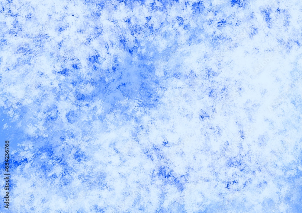 Obraz premium Abstract winter background for design in blue and white colors 