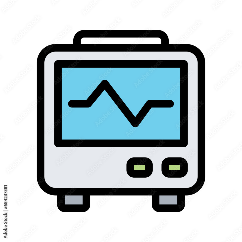 Heart Rate Monitor Fill Icon Heart Rate Monitor Fill Icon