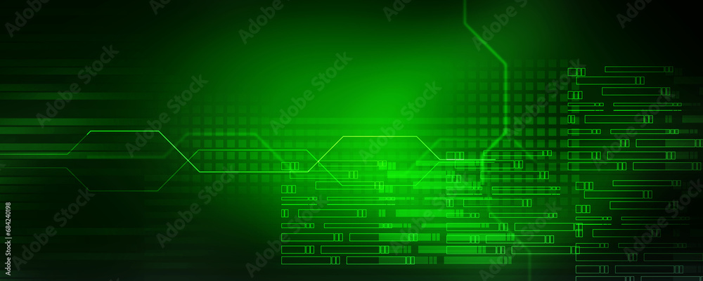 2d illustration Abstract futuristic electronic circuit technology background 2d illustration Abstract futuristic electronic circuit technology background