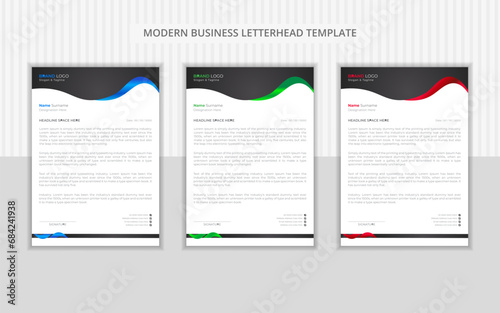Corporate Letterhead Design Template