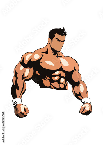 Bodybuilder Silhouette