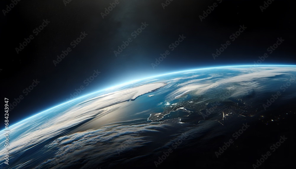 Fototapeta premium Planet earth in space.