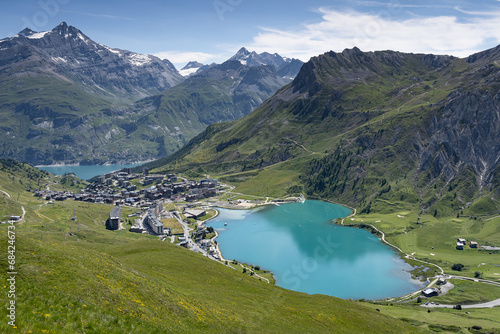 Fototapeta Naklejka Na Ścianę i Meble -  Lacs de Tignes et du Chevril (Vanoise - France - Alpes) 
