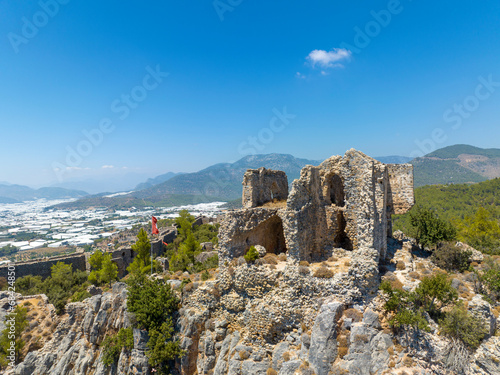 Softa Castle view in Bozyazi Town - Turkey photo