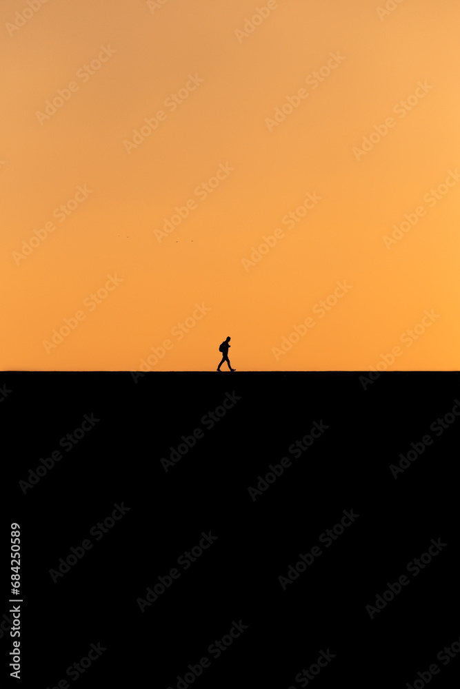 silhouette of a person 