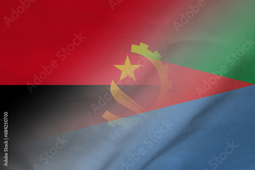 Angola and Eritrea national flag transborder negotiation ERI AGO