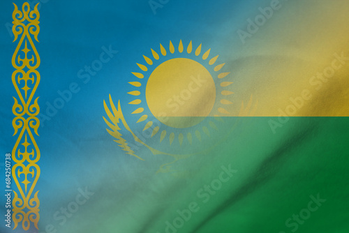 Kazakhstan and Guinea Bissau official flag international relations GNB KAZ
