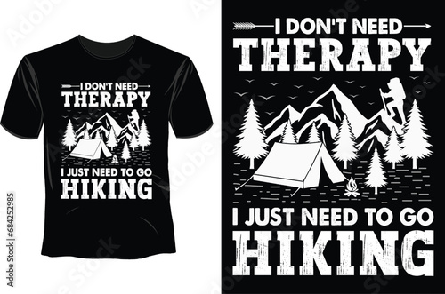 Hiking T Shirt Design