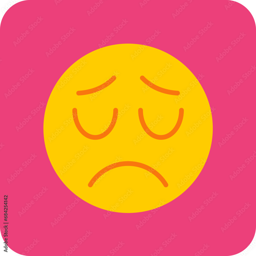 Fototapeta premium Sad Icon