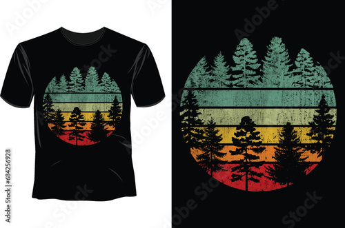 Hiking T Shirt Design