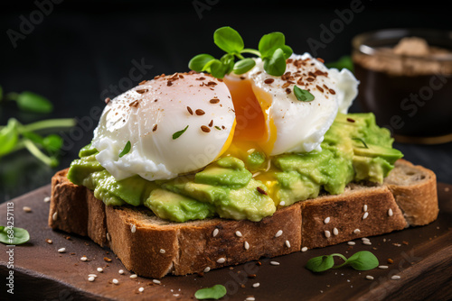 Tantalizing wholemeal toast with creamy avocado, cream cheese, rye and a poached egg make for a nutritious start to the day.