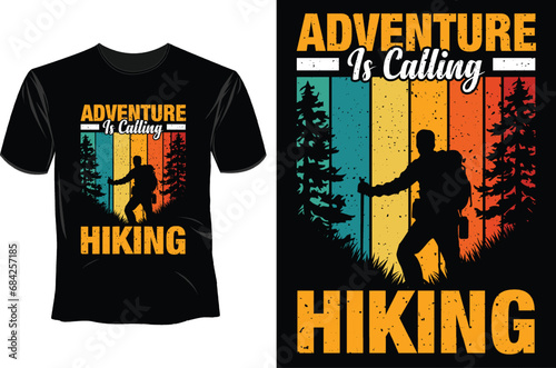 Hiking T Shirt Design