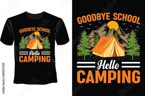 Hiking T Shirt Design