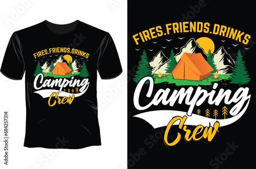 Hiking T Shirt Design