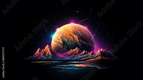 Amoled planet wallpaper photo
