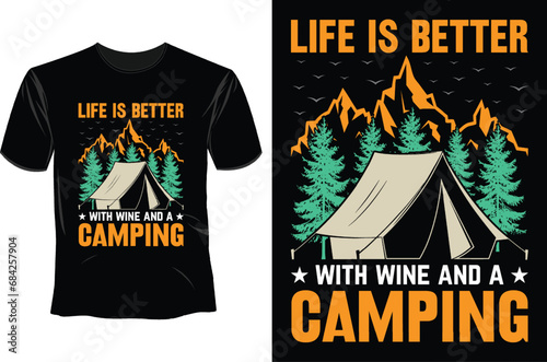 Hiking T Shirt Design