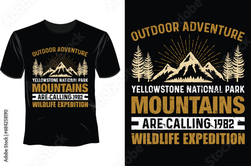 Hiking T Shirt Design