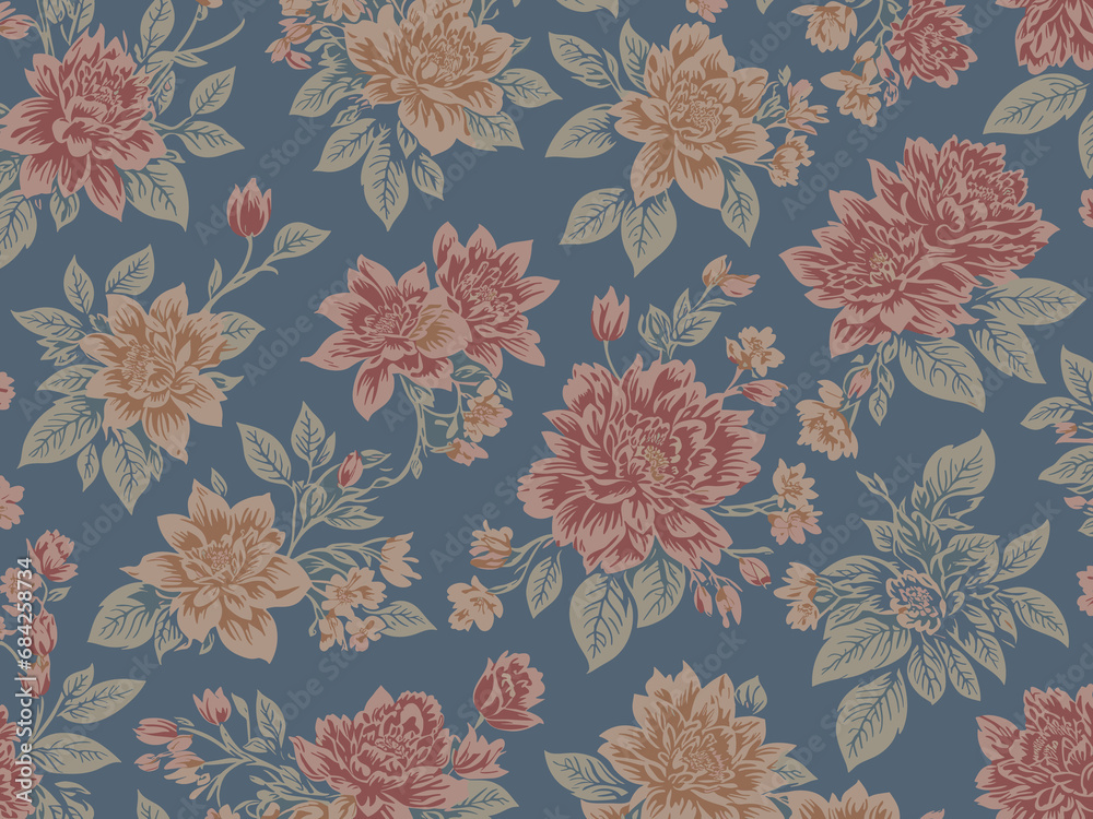 seamless pattern with flowers seamless pattern with flowers