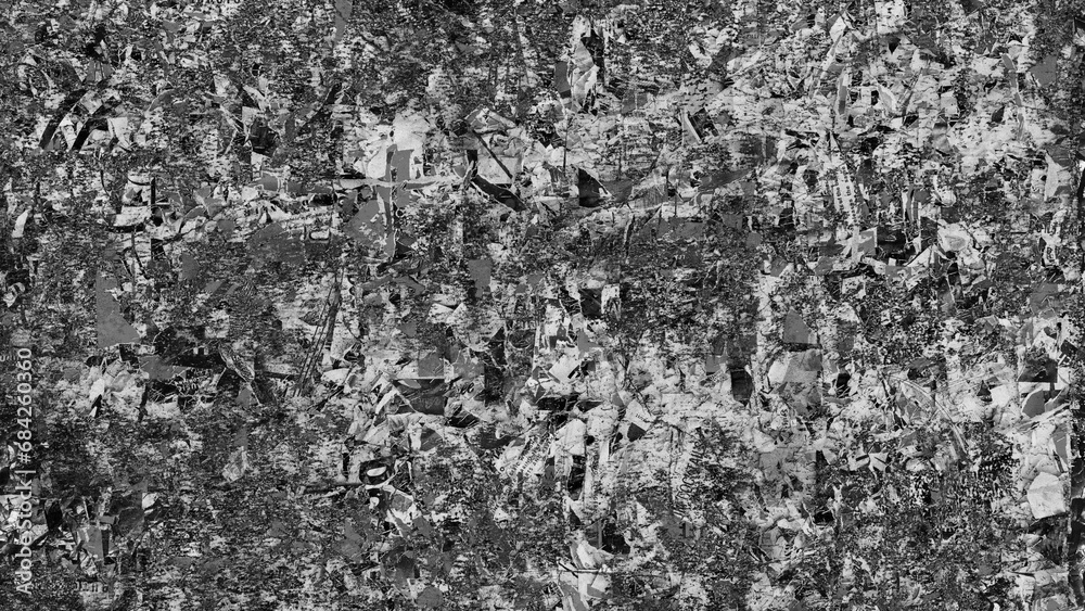 Grunge torn paper collage texture overlay on transparent background Grunge torn paper collage texture overlay on transparent background