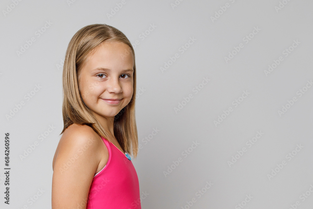 Cute little child girl close up portrait Cute little child girl close up portrait