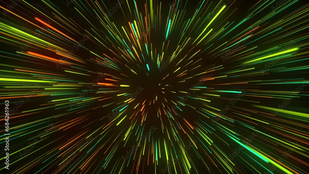 Abstract stupid simple light speed lines motion zoom time warp tunnel line motion background. 4K. Abstract stupid simple light speed lines motion zoom time warp tunnel line motion background. 4K.