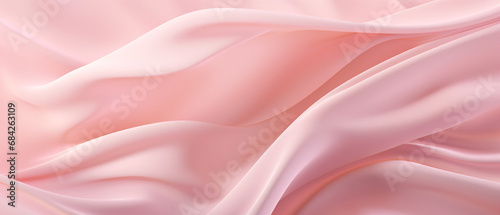 Ultrawide Abstract Light Pink Silk Fabric Background 