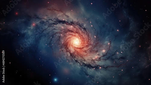 A view of a spiral galaxy © Katya