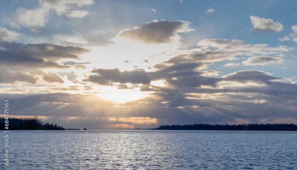 Sunset over Lake Ontario