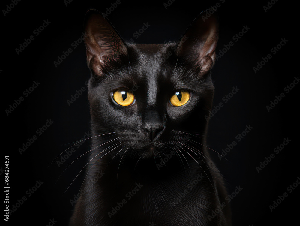 Bombay Cat, Studio Shot Isolated on Clear Background, Generative AI Bombay Cat, Studio Shot Isolated on Clear Background, Generative AI